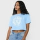 thumbnail image 3 of Polera Mujer Fun Manca Corta Crop Celeste Corona, 3 of 5
