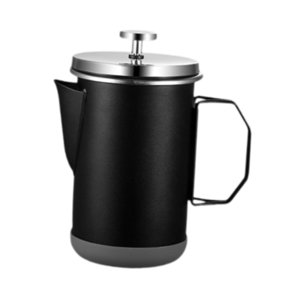 Magideal - Cafetera A Presión Francesa, Tetera De Café De 1L, Resistente Al Calor, Café Molido, No Necesita Cafetera Espresso, Barra De Café, Oficina, Uso Domést Negro