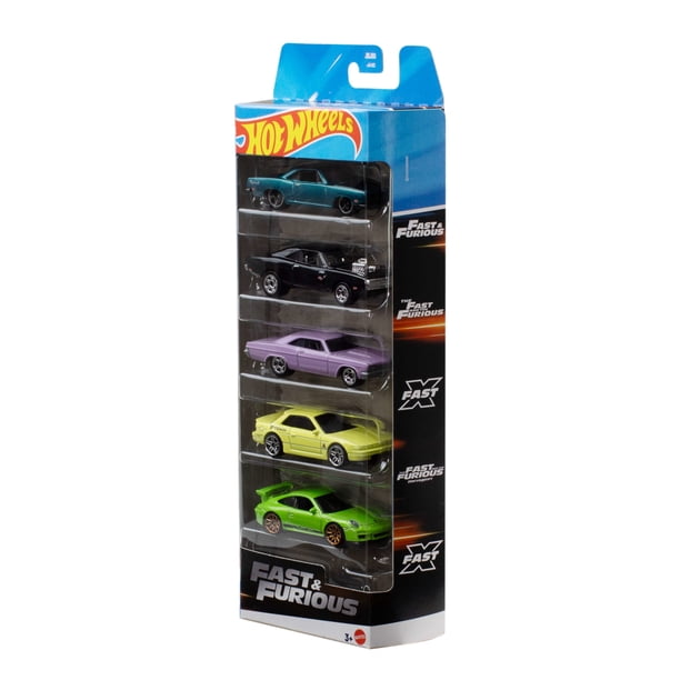 PACK 5 AUTOS BASICOS HOTWHEELS - RAPIDO Y FURIOSO | Lider