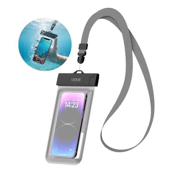 Funda Impermeable Sumergible Celular Universal Cierre Magnetico Estuche Protector Agua Playa Piscina Correa FIGOIMPORT