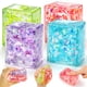 thumbnail image 1 of Pelotas antiestrés de cubo de hielo con glitter Gucbbaui, paquete de 4, juguete fidget, 1 of 7