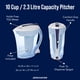thumbnail image 5 of Filtro de agua Pitcher ZeroWater ZD-010RP, 10 tazas, azul/blanco, 5 of 7