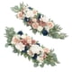 thumbnail image 3 of Guirnalda De Ratán De Rosas Artificiales Con Botín Floral Para Decoración De Bodas Y Banquetes, 3 of 5