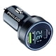 thumbnail image 1 of Cargador De Auto Doble QC3.0 USB LED Negro D49A, 1 of 6