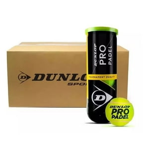 Caja De Pelotas Dunlop Padel Pro X3 - 24 Tarros