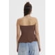 thumbnail image 3 of Polera Mujer Strapless Abertura Lateral Café, 3 of 4