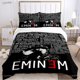 thumbnail image 1 of Eminem hip-hop singer All Season Duvet casal Cover Bedding Sets Soft Quilt Cover and Pillowcases Teen Single/Double/Queen/ Bed Sheets, 1 of 3