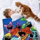 thumbnail image 2 of Smiling Critters - Critters Sonrientes anti-pilling, suave, ligera, esponjosa y acogedora de lujo para hogar y cocina – Perfecta para niños y adultos,110X70cm, 2 of 6
