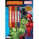 thumbnail image 1 of Libro para colorear Marvel Avengers con 4 marcadores de sellos, 48 páginas, 1 of 4