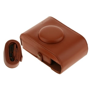 Genérico - Funda Protectora De Cuero Pu Para Cámara Lomo Automat Instax - Marrón