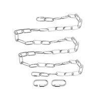 Ioensy - Reemplazos De Cadena De Iluminación De Cadena De Lámpara Para Luces Decorativas De Techo Plateadas