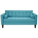 thumbnail image 1 of Sofa Retro 3c Felpa 00 Turquesa, 1 of 6