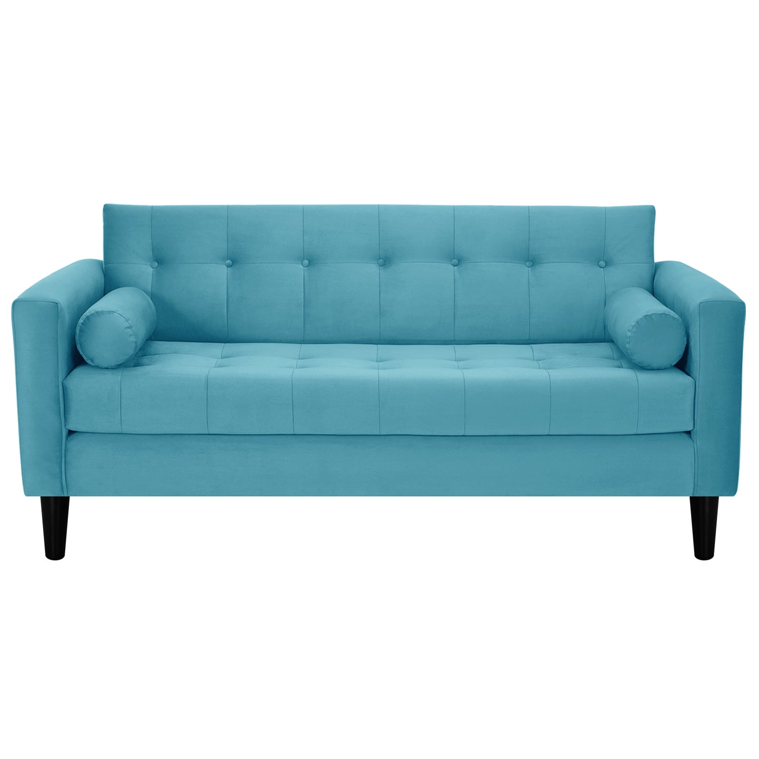 Bodevir - Sofa Retro 3c Felpa 00 Turquesa