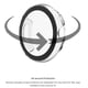 thumbnail image 2 of Protector de Pantalla ZAGG Glass Elite 360 para Samsung Galaxy Watch7, 2 of 6