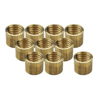 Magideal - 10 Puntas Para Tacos De Billar, Puntas Para Tacos De Billar, Orificio Pequeño, Fáciles De Aplicar, Puntas Para Tacos De Billar De Cobre Para Puntas De 12Mm