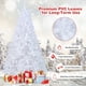 thumbnail image 3 of Árbol de Navidad COSTWAY de PVC artificial de 6 pies con soporte blanco, 3 of 3