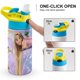 thumbnail image 4 of Enredados: Rapunzel Botella de Agua con Tapa Pop Top de Un Toque, Acero Inoxidable, a Prueba de Fugas, para Deportes, Botella Infantil azul 12 oz, 4 of 6