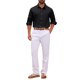 thumbnail image 2 of INSPIRE CHIC Camisas de Hombre de Manga Larga con Botones y Textura Jacquard de Color Sólido XL Negro, 2 of 5