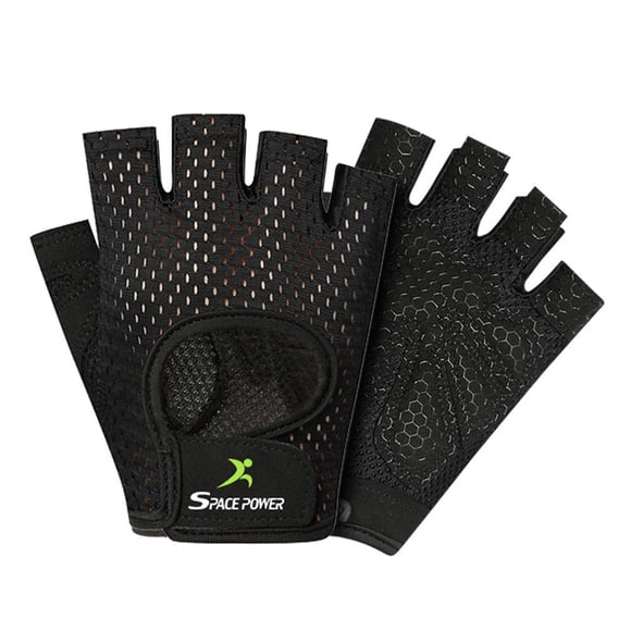 Guantes de entrenamiento Spacepower Guantes de entrenamiento para mujer y hombre, color negro