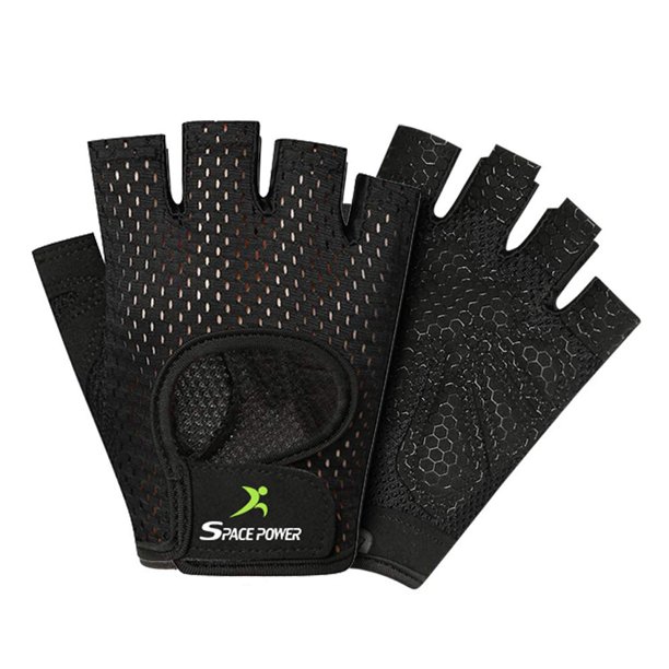 Guantes de entrenamiento Spacepower Guantes de entrenamiento para mujer y hombre, color negro