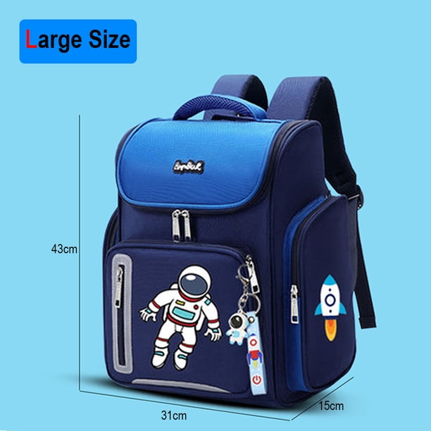 New Boys Orthopedic School Bags Child Astronaut Printing Backpacks Primary Student Girls Children's Schoolbag Waterproof Kid