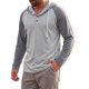 thumbnail image 4 of INSPIRE CHIC Sudadera con Capucha de Hombre de Manga Larga Casual Atlética con Capucha 2XL Gris Claro, 4 of 6