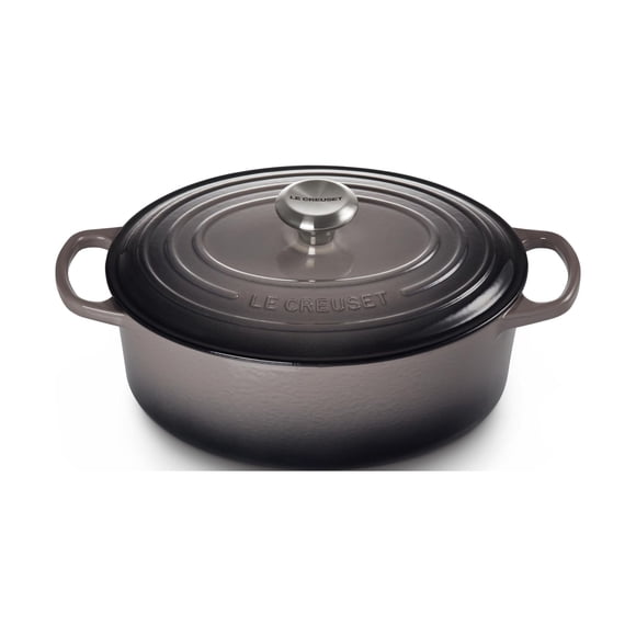Horno holandés ovalado Signature de Le Creuset 4,7 L, color Oyster