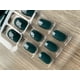 thumbnail image 2 of Uñas Press-on Adhesivas Cortas Redondeada 24pcs Postizas Reutilizable Verde Oscuro, 2 of 8