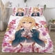 thumbnail image 1 of Violet Evergarden Quilts for Queen Bed Bedspreads,Soft Bed Quilt Lightweight Bedspread,Quilted Coverlet, 1 of 5