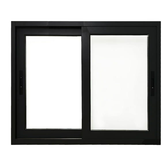 Ventana Termopanel aluminio RPT Premium 73s 121x100cm vidrio de seguridad templado - negro
