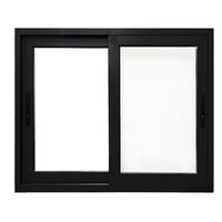 Windoor - Ventana Termopanel Aluminio Rpt Premium 73S 121X100Cm Vidrio De Seguridad Templado - Negro