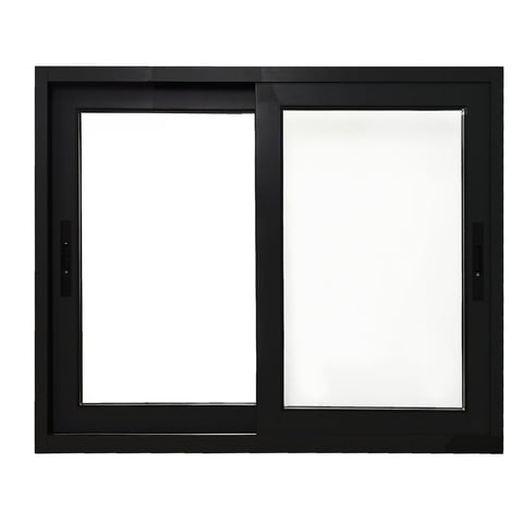 Windoor - Ventana Termopanel Aluminio Rpt Premium 73S 121X100Cm Vidrio De Seguridad Templado - Negro