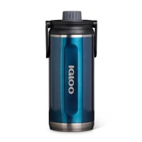Botella Igloo Twist 'N' Chug De Acero Inoxidable De 1.06 L, Color Azul Moderno