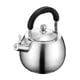 thumbnail image 3 of Hervidor de agua con silbido, hervidor de agua pesado con mango ergonómico, tetera de acero inoxidable, tetera para parte superior para té de agua de 4L, 3 of 5
