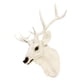 thumbnail image 3 of 3D Deer Head Cornamentas Arte De La Pared Estatua Pegatinas Decoración Del Hogar Blanco Negro, 3 of 5