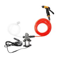 Ioensy - Bomba De Lavado A Presión Eléctrica, Potente Juego De Lavado A Presión De 12V Para Coche