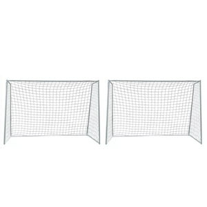 Auckland Outdoor - Pack 2 Arcos Futbol Metalico Con Red 300X200 Cm