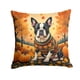 thumbnail image 1 of Almohada decorativa Caroline's Treasures Boston Terrier Fall, 1 of 6