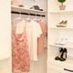 thumbnail image 3 of Perchas de plástico ClosetSelect, 50 unidades, blancas, con ranuras en los hombros, 3 of 9