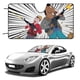 thumbnail image 1 of BoJack Horseman Parasol para Parabrisas Delantero Protector Plegable, Visera Solar para Auto Bloquea Rayos UV Mantiene tu Vehículo Fresco 130cm*70cm, 1 of 6