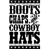 Rienda Libre Graphics - Decomural Cowboy Hats Ws-17014