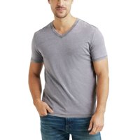 Camiseta Lucky Brand Venice Burnout Con Cuello En V Para Hombre - Gris