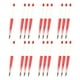 thumbnail image 2 of 20 Piezas Bolígrafos De Cuentas Bolígrafo DIY Imprimible Creativo Para Suministros De Papelería De Examen Rojo, 2 of 3