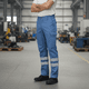 thumbnail image 2 of Pantalón Cargo Gabardina Con Cinta Reflectante Hombre Azul Índigo, 2 of 8