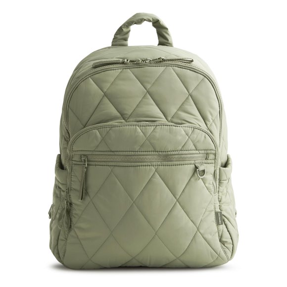 Mochila Vera Bradley 24 L con funda para portátil verde