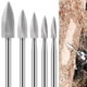 thumbnail image 1 of 5 brocas para grabado, accesorios para manualidades de madera, herramienta de carpintería con vástago de 1/8" para tallado, perforación y microescultura., 1 of 6