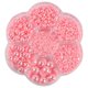 thumbnail image 3 of 2800 Unids/set Media Perla Flatback Beads Satén Brillo Plástico Para Vestido De Novia Rosa, 3 of 5