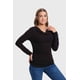 thumbnail image 2 of Polera Mujer Drapeado Negro, 2 of 4