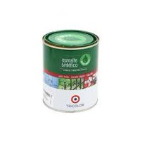 Tricolor - Esmalte Sintetico Base Agua Profesional 1/4 Gl (945Ml) Rojo Mandarín