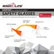 thumbnail image 2 of Gafas de seguridad BISON LIFE Crystal Clear Lens Orange x12, 2 of 8